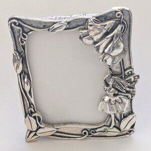 Vtg. MASJ 1995 Made in Great Britain SP Fairy Floral Miniature Picture Frame